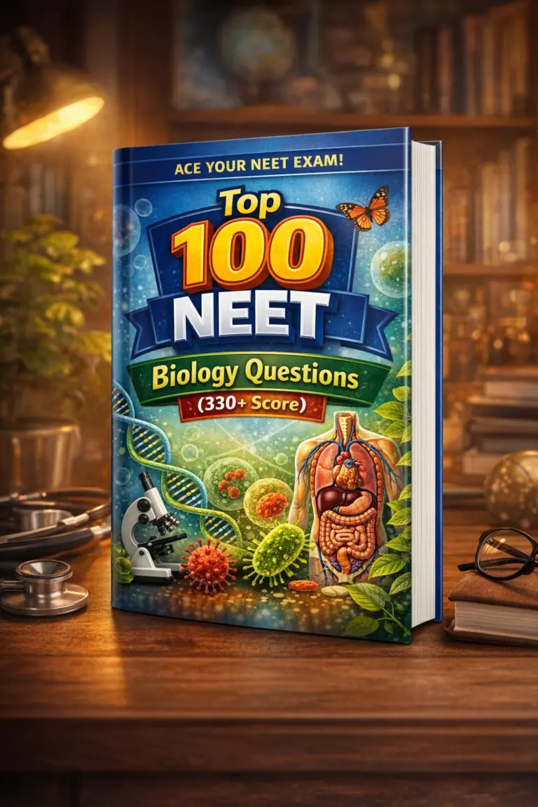 Book cover for NEET biology questions