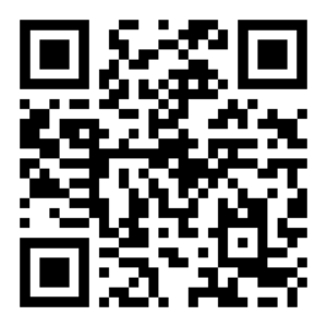 Black and white QR code