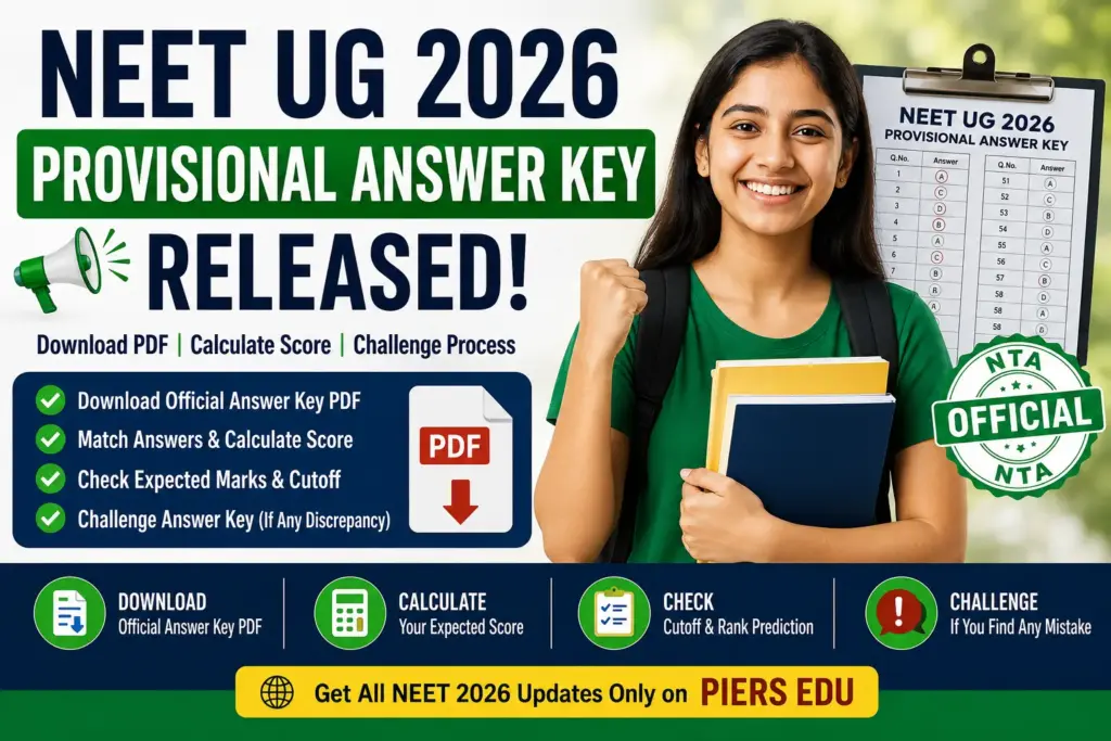 Provisional Answer Key 2026