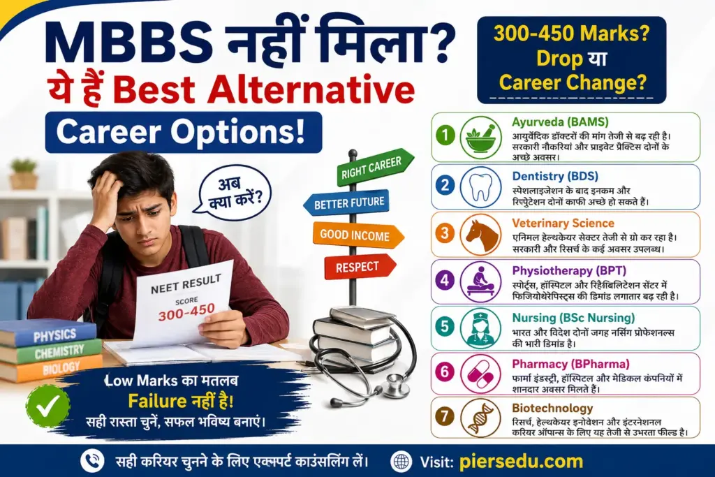 low marks in neet