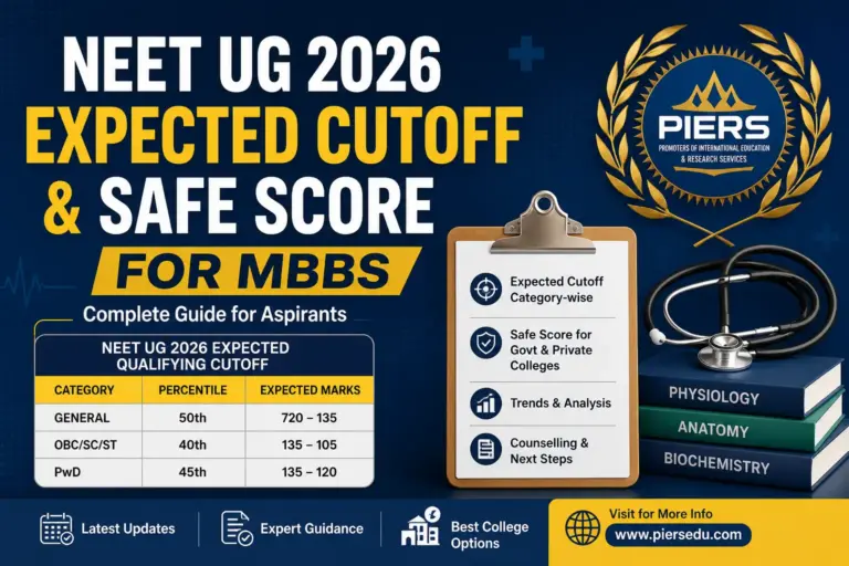 NEET UG 2026 Expected Cutoff & Safe Score for MBBS