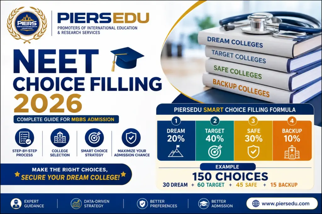 PiersEdu NEET Choice Filling 2026 Guide