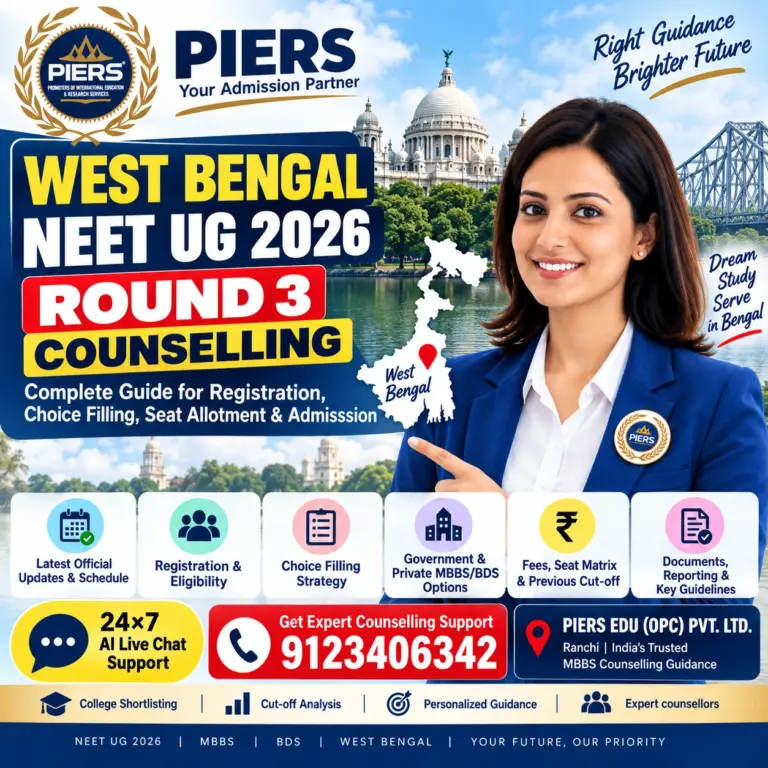 West Bengal NEET UG 2026 Round 3 Counselling: Registration, Choice Filling, Eligibility, Seat Allotment & Complete Strategy