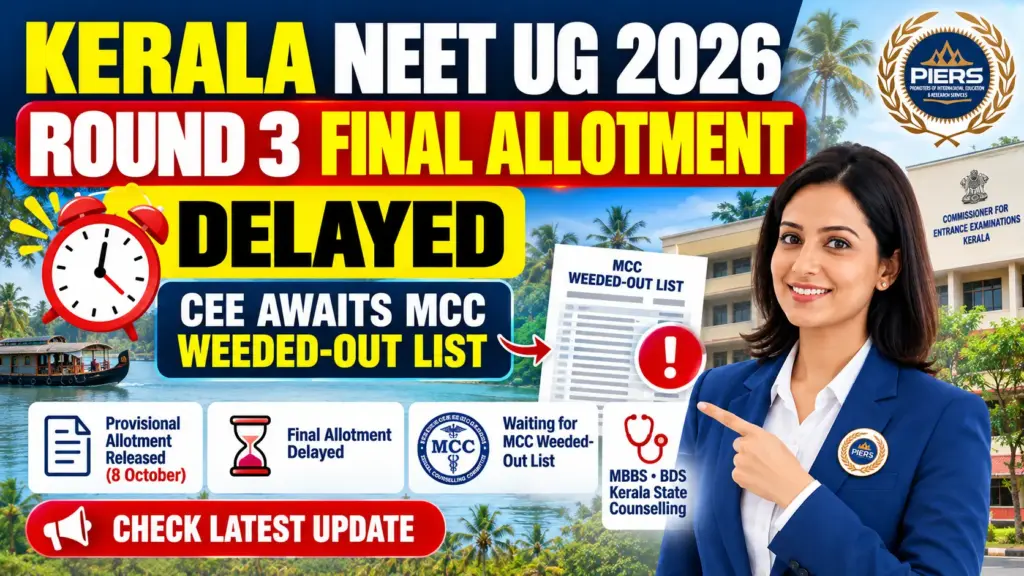 Kerala NEET UG 2026 Allotment Update