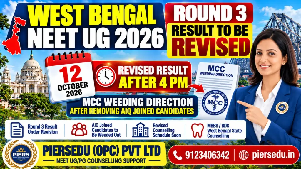 West Bengal NEET UG 2026 Update